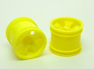 PN Racing Mini-Z Buggy Monster Wheel Yellow (2pcs)