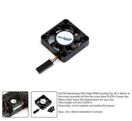 Muchmore FLETA4 Brushless ESC High RPM Cooling Fan 30mmx30mm