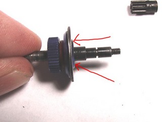 PN Racing Delrin Ball Diff Gear 44T with Bearing