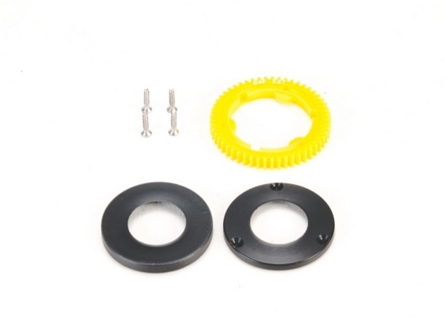 PN Racing PNWC Mini-Z Enclosed Cover Kit Spur Gear 64P 53T (Yellow) for Gear Differential