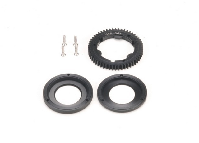 PN Racing Mini-Z Enclosed Cover Kit Spur Gear 64P 54T for Gear Differential
