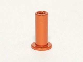 PN Racing MR02 Alum Disk Damper Post - Orange