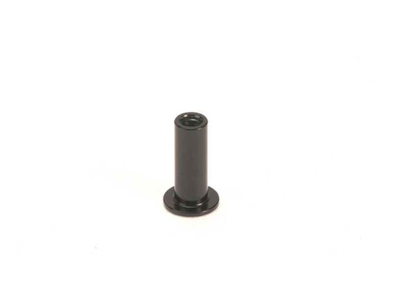 PN Racing Flanged Aluminum Disk Damper Post - Black