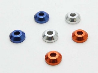 PN Racing MR02 Disk Damper Screw Washer (Orange) 2pcs