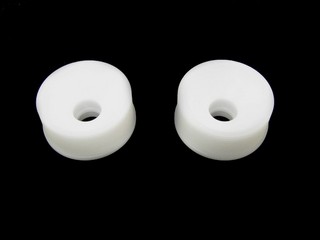 PN Racing 2WD Machine Cut Delrin 19mm Wheel Front 1 (White)