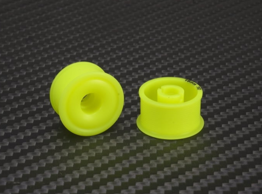 PN Racing Mini-Z 2WD Machine Delrin Cut Yellow Formula 11x19mm Flanged Wheel R0