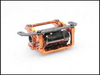 PN Racing Mini-Z MR02/03 93-102mm Multi Motor Mount (Orange)