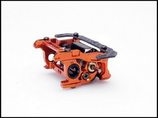 PN Racing Mini-Z MR02/03 93-102mm Multi Motor Mount (Orange)