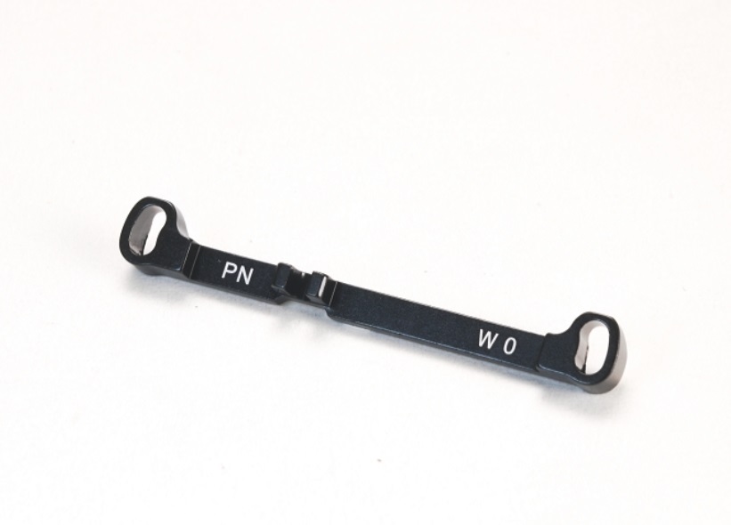 PN Racing Mini-Z MR03 Alum Tie Rod W 0 (Black)