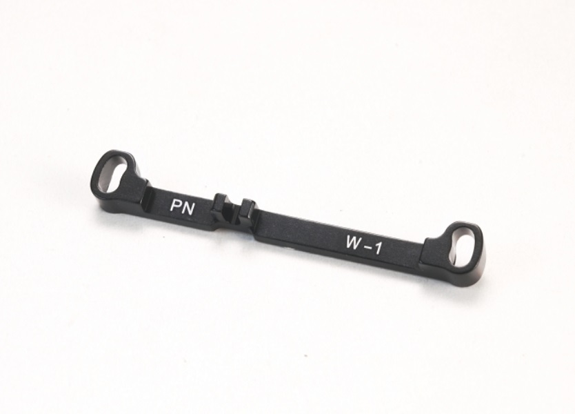 PN Racing Mini-Z MR03 Alum Toe Out Tie Rod W -1 (Black)