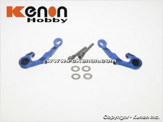 PN Racing Mini-Z MR03 Alum Caster Upper Arm 0 Camber (Blue)