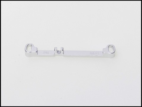 PN Racing Mini-Z MR03 Double A-Arm +1 Deg Tie Rod (Silver)