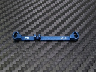 PN Racing Mini-Z MR03 Double A-Arm +2.0 Deg Tie Rod (Blue)