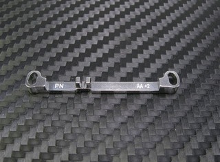 PN Racing Mini-Z MR03 Double A-Arm +2.0 Deg Tie Rod (Silver)