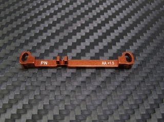 PN Racing Mini-Z MR03 Double A-Arm +1.5 Deg Tie Rod (Orange)