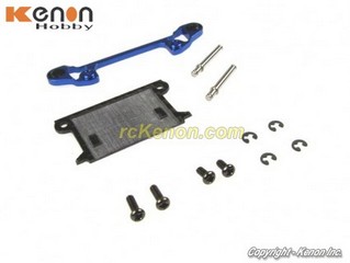 PN Racing Mini-Z MR03 Pro Front Lower Arm Set Wide (Blue)