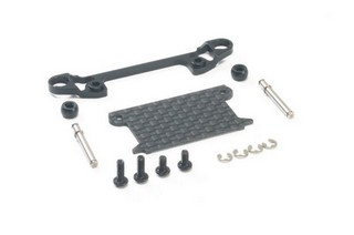 PN Racing Mini-Z MR03 Pro Front Lower Arm Set Wide (Black)