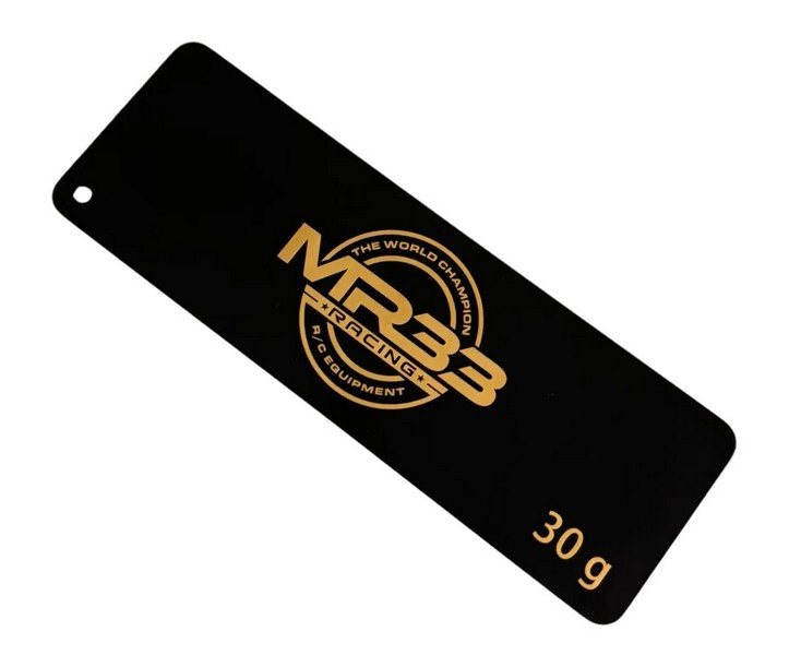 MR33 MR33-BBW-30 - Brass Battery Weight Plate 30g