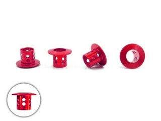 MR33 Alum. Lightweight Body Height Adjuster 4pcs Red