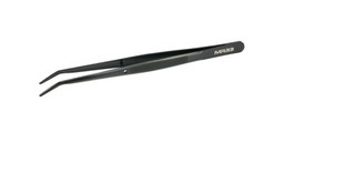 MR33 Curved Tweezers Black