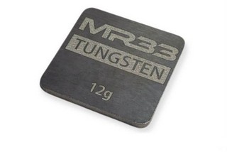 MR33 Tungsten Weight 21x21x1,5mm - 12g