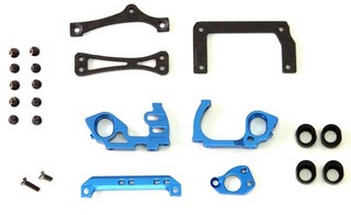 PN Racing Mini-Z V5 LCG 98mm Motor Mount (Blue)