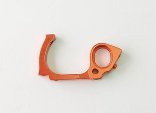 PN Racing Mini-Z V5 LCG Motor Mount Left Side Plate (Orange)