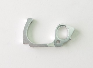 PN Racing Mini-Z V5 LCG Motor Mount Left Side Plate (Silver)