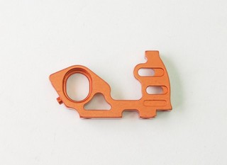 PN Racing Mini-Z V5 LCG Motor Mount Right Side Plate (Orange)