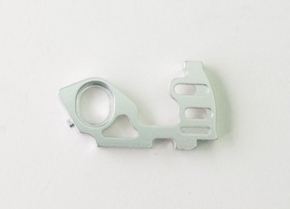 PN Racing Mini-Z V5 LCG Motor Mount Right Side Plate (Silver)