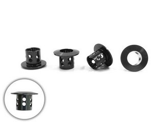 MR33 Alum. Lightweight Body Height Adjuster 4pcs Black