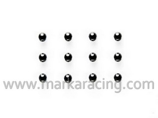 Marka Racing Sfere Diff. in Acciaio 1/8" (3,175mm) - 12 Pz