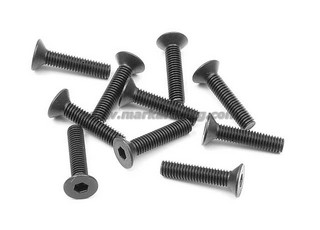 Marka Racing Viti in Acciaio SFH Svasate M2x12mm - Nero (10Pz)