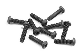 Marka Racing Viti in Acciaio BH Bombate M3x12mm - Nero (10Pz)