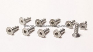Marka Racing Steel Screw SFH Flat Head M2x4mm - Inox (20Pcs)