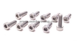 Marka Racing Viti in Acciaio SH Cilindriche M3x8mm - Inox (10Pz)