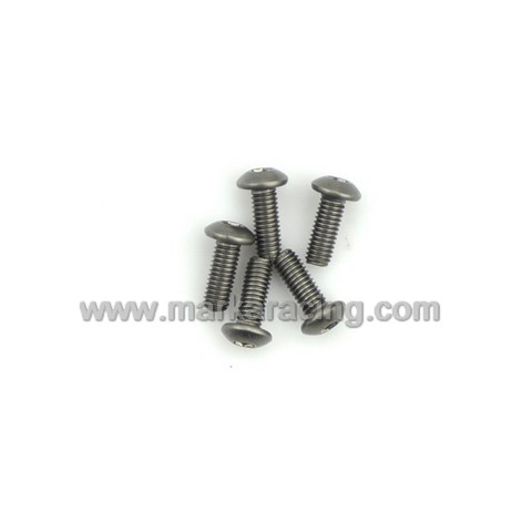 Marka Racing Viti in Titanio Testa Tonda M3x8 - 5 pz