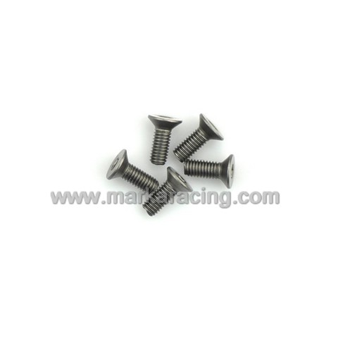 Marka Racing Viti in Titanio Testa Svasata M3x8 - 5 pz