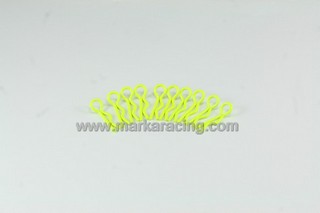 Marka Racing Body Clips 1/10 Giallo Fluo (10Pz)