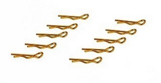 Marka Racing Body Clips 1/10 Oro (10Pz)