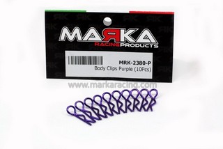 Marka Racing Body Clips 1/10 Viola (10Pz)