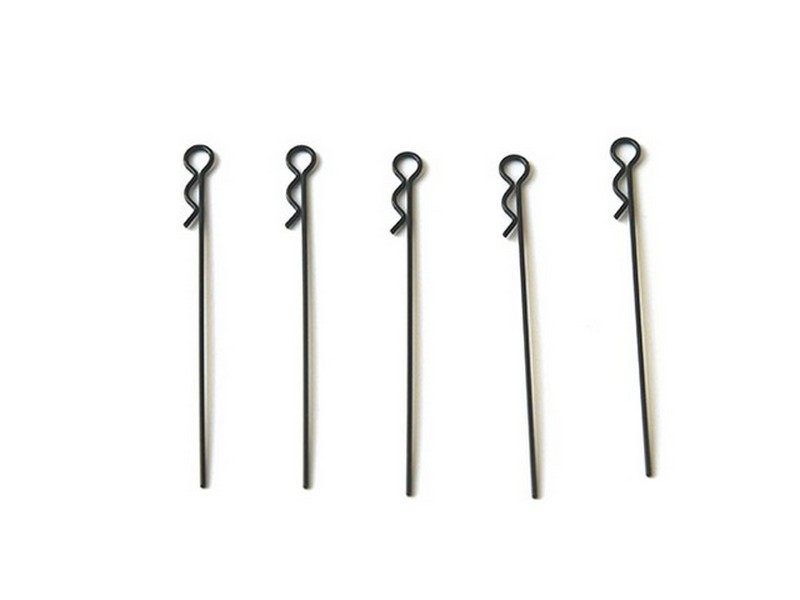 Marka Racing Long Body Clips 1/28 Argento (5Pcs)