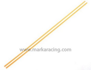 Marka Racing Tubo Antenna in Plastica Arancione (2Pz)