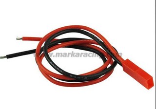 Marka Racing Connettore JST Maschio+30cm Cavo Siliconico 20AWG/0.5mm (1Pz)