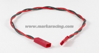 Marka Racing Connettore JST M/F+10cm Cavo Siliconico 20AWG/0.5mm (1 Pz)