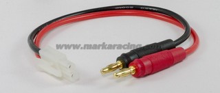 Marka Racing Cavo Adattatore M-Tamiya a M-Banana 4mm 14AWG/2mm-30cm (1Pz)