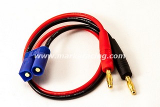 Marka Racing Cavo Adattatore M-EC5 a M-Banana 4mm 14AWG/2mm-20cm (1Pz)