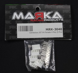 Marka Racing Connettore JST XH Femmina 4 Poli (5 Pz)