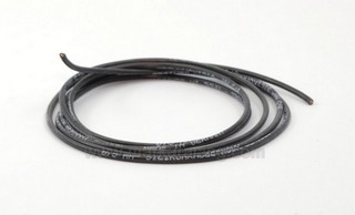 Marka Racing 22AWG/0.35mm High Quality Silicon Wire - Black (100cm)