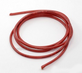 Marka Racing 11AWG/4mm Cavo in Silicone di Alta Qualit - Rosso (100cm)